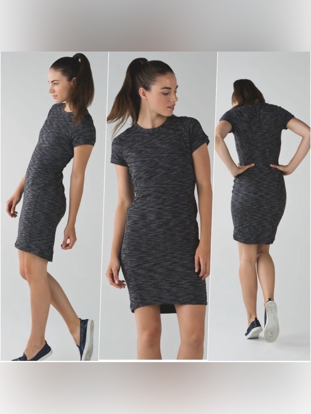 Lululemon Athletica Women's & Go Where To Short Sleeve Dress, Size 4